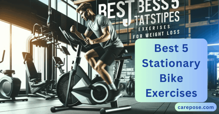 CarePose--The Best 5 Stationary Bike Exercises for Weight Loss--Featured-img